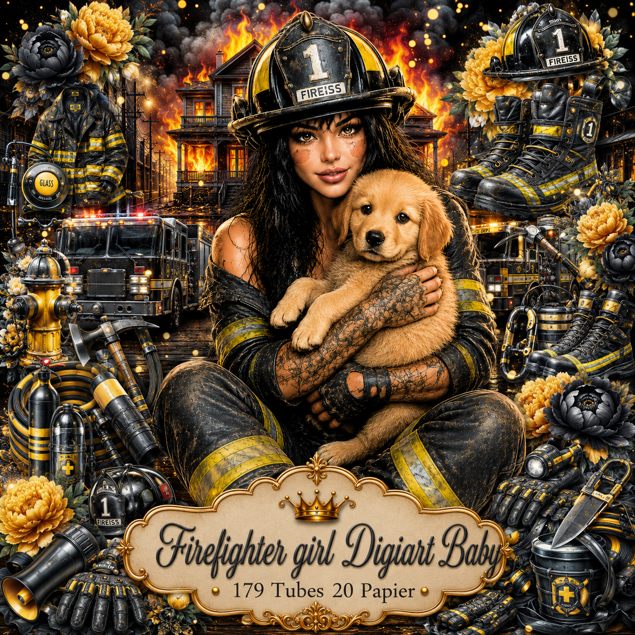(image for) Firefighter girl